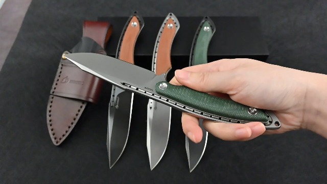 Amazon.com: SDOKEDC 14C28N Steel Hunting Fixed Blade Knife With